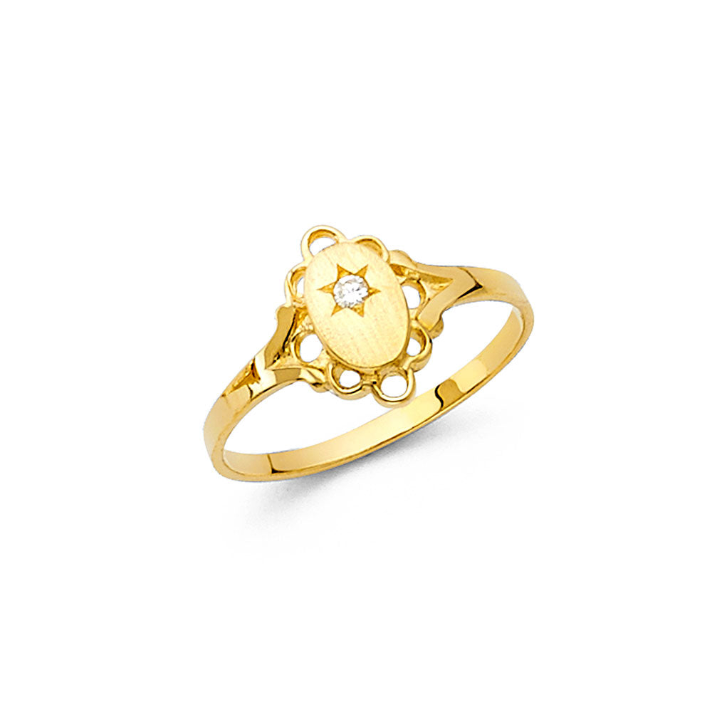 14KY BABY CZ RINGS