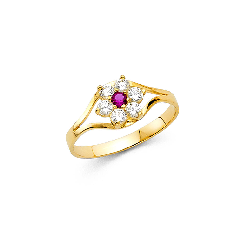 14KY BABY CZ RINGS