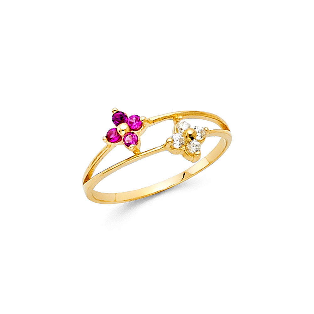 14KY BABY CZ RINGS