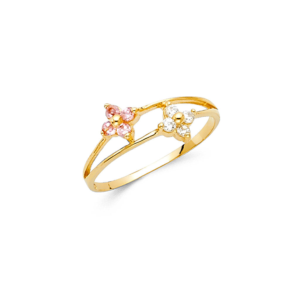 14KY BABY CZ RINGS
