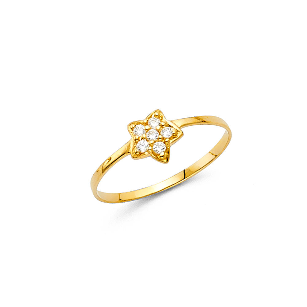 14KY BABY CZ RINGS
