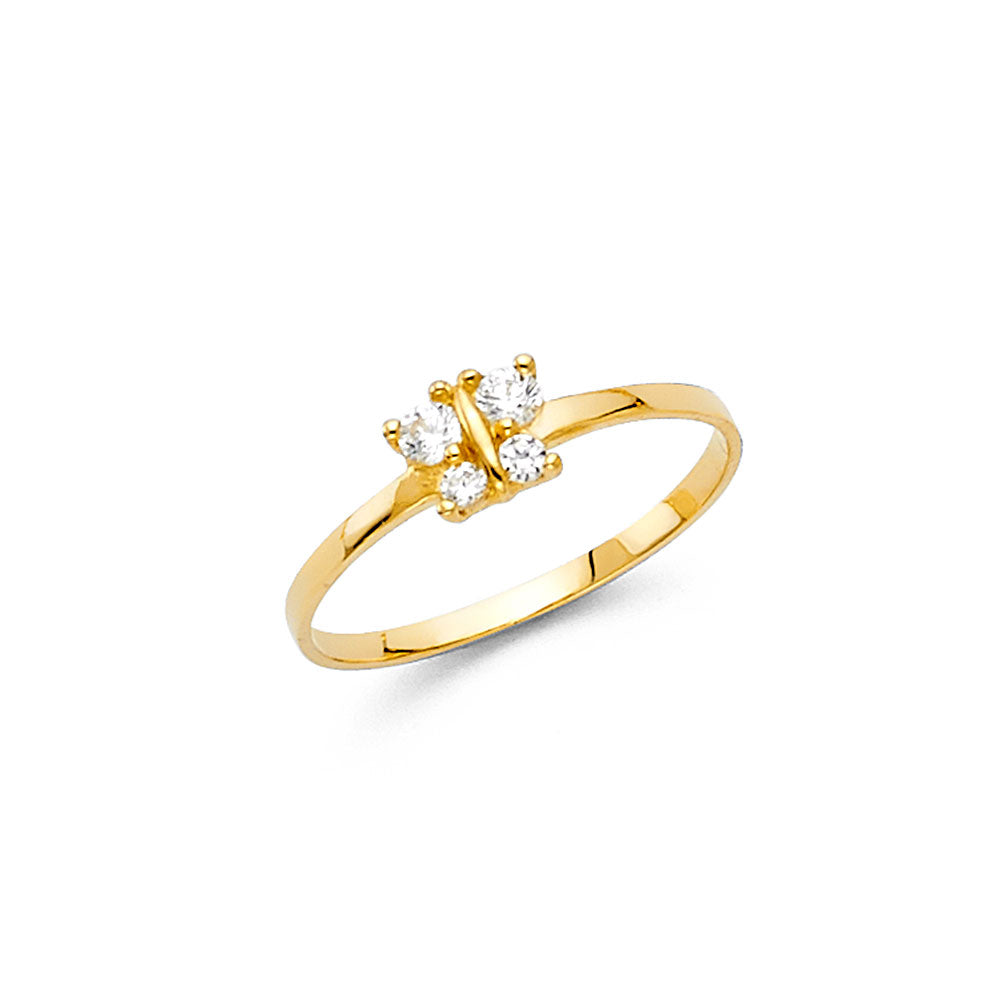 14KY BABY CZ RINGS