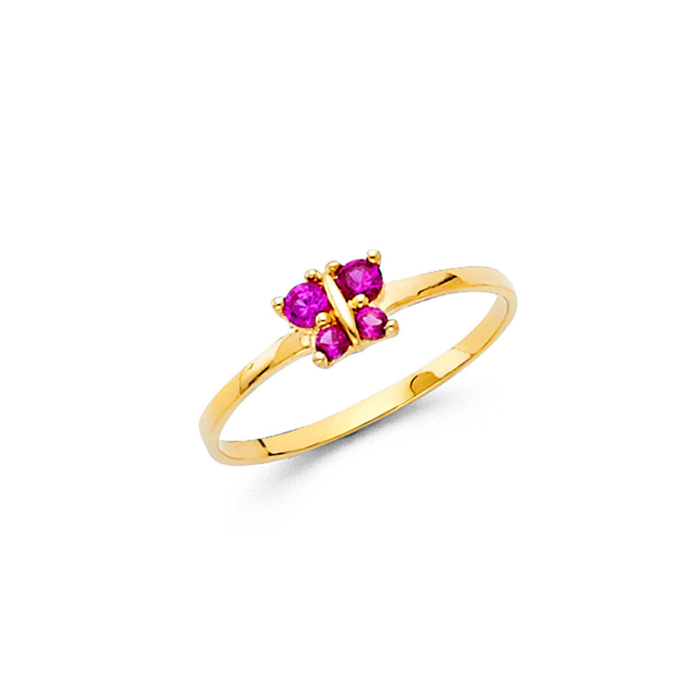 14KY BABY CZ RINGS