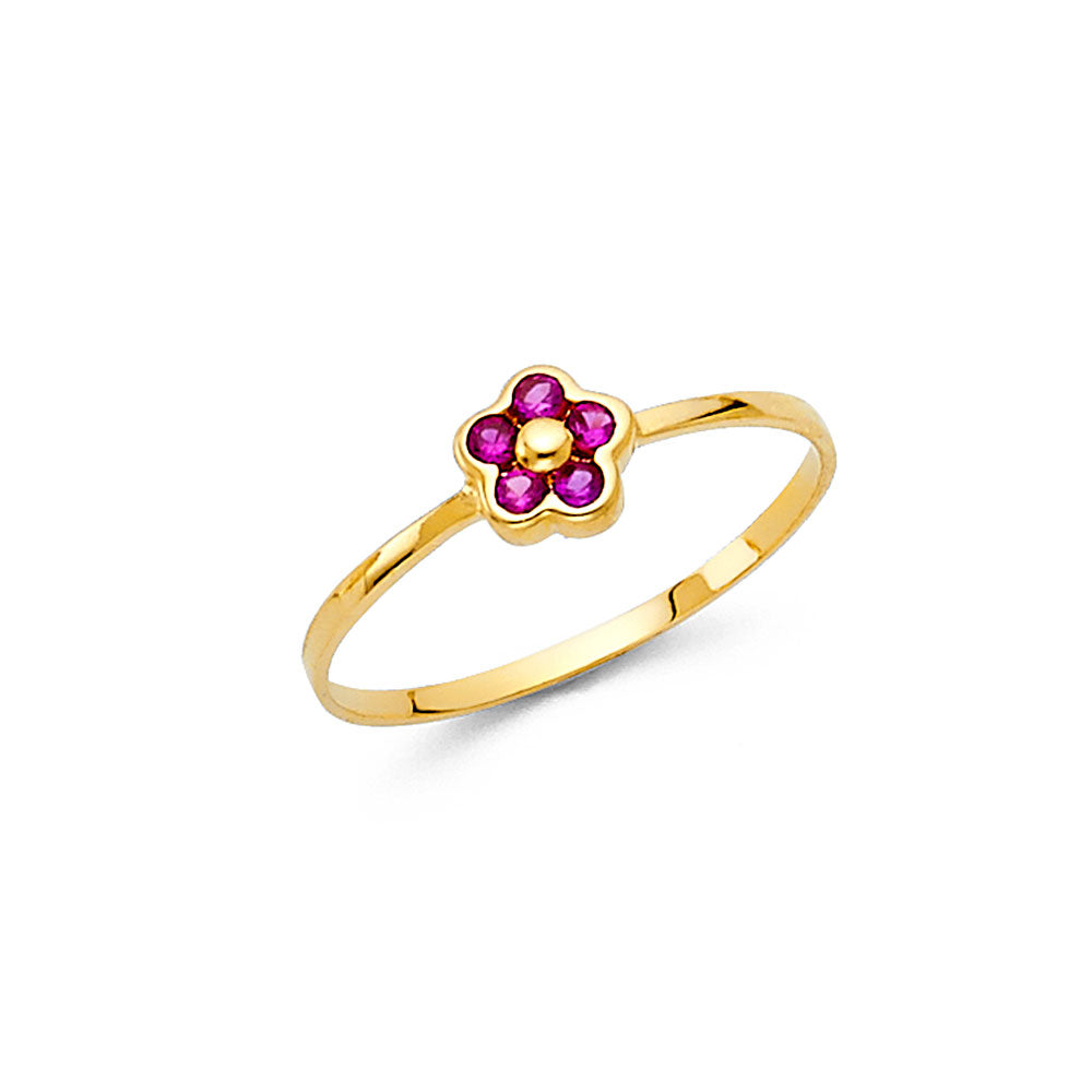 14KY BABY CZ RINGS