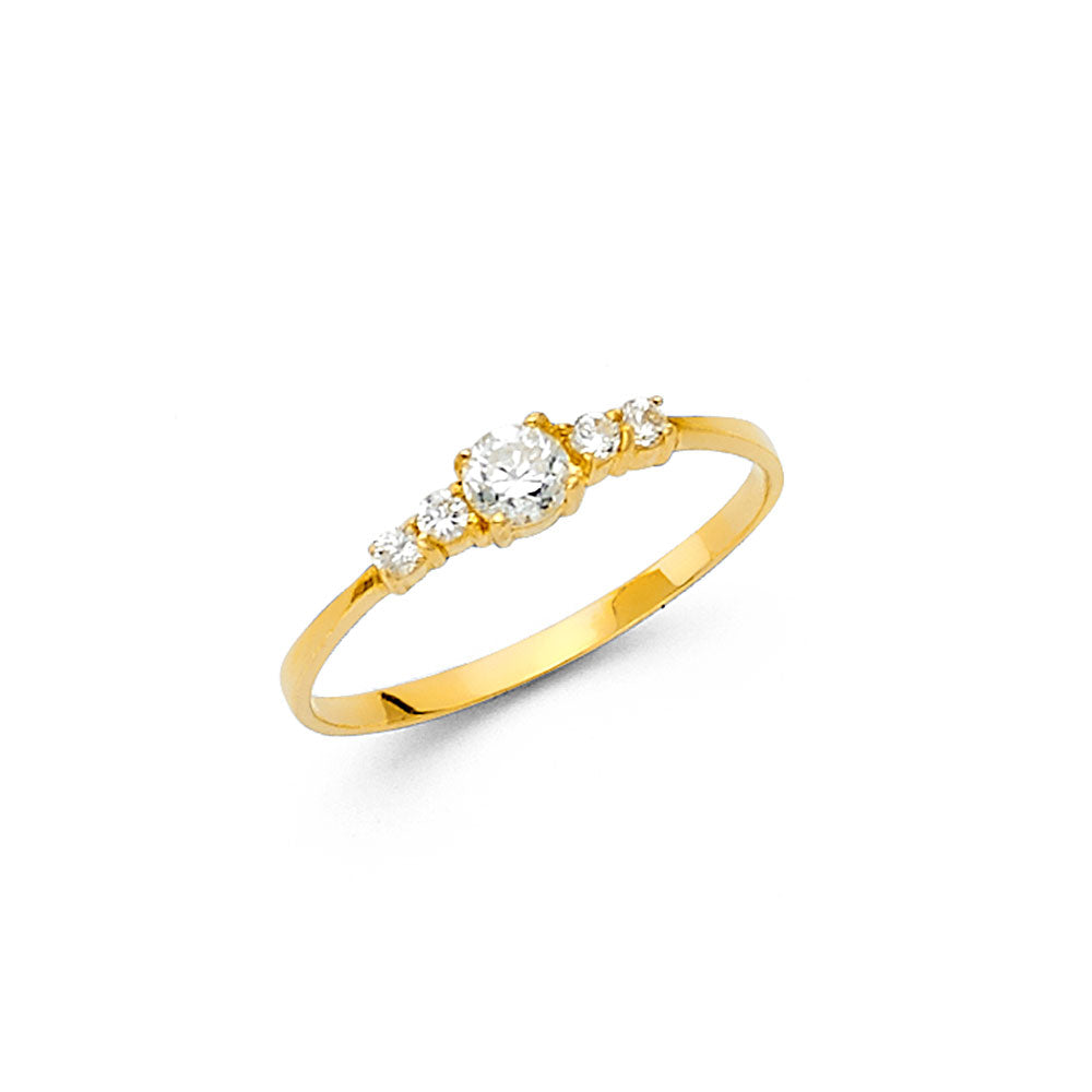 14KY BABY CZ RINGS
