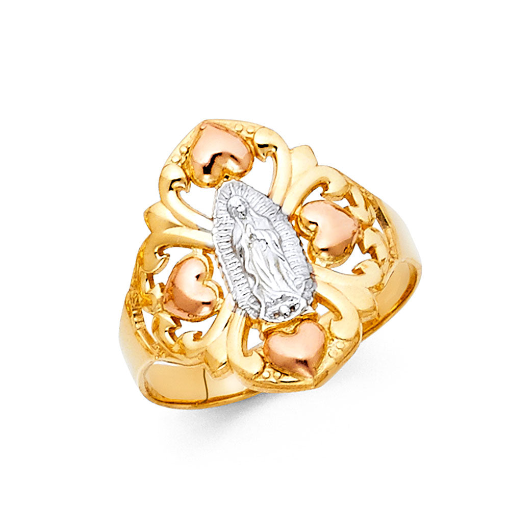 14K 3C GUADALUPE RINGS