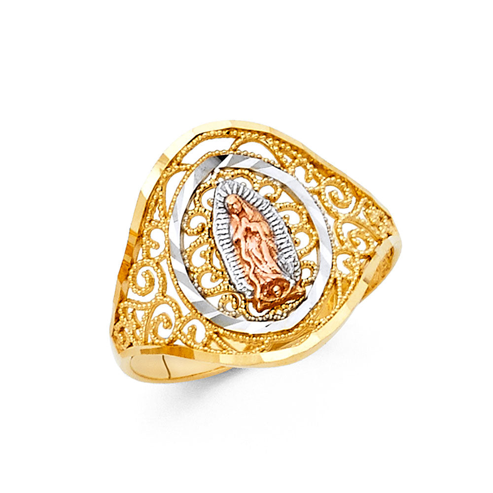 14K 3C GUADALUPE RINGS