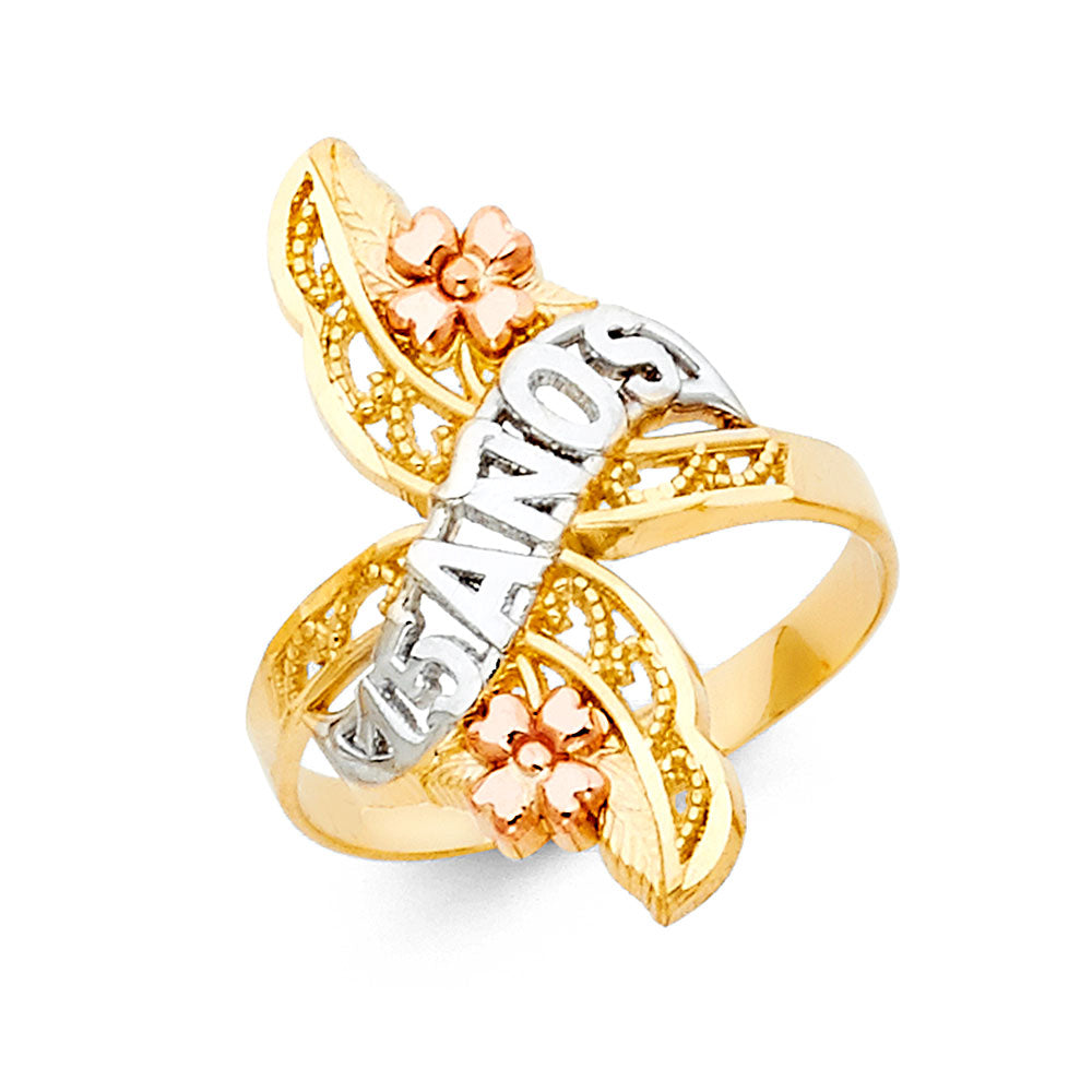 14K 3C 15 YRS RINGS