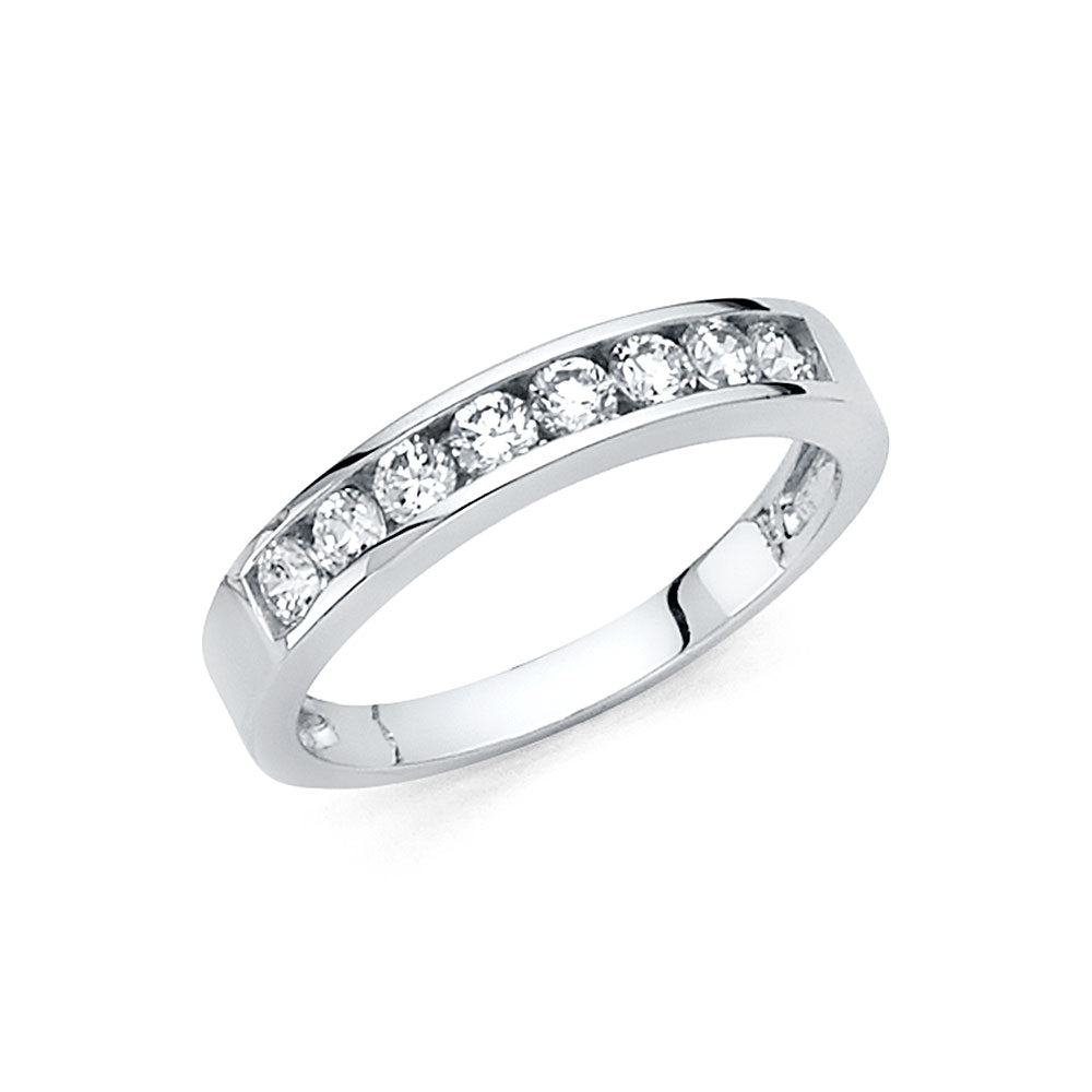 14KW CZ WEDDING BAND