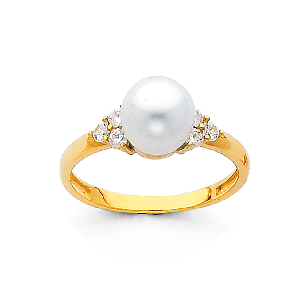 14KY PEARL RINGS