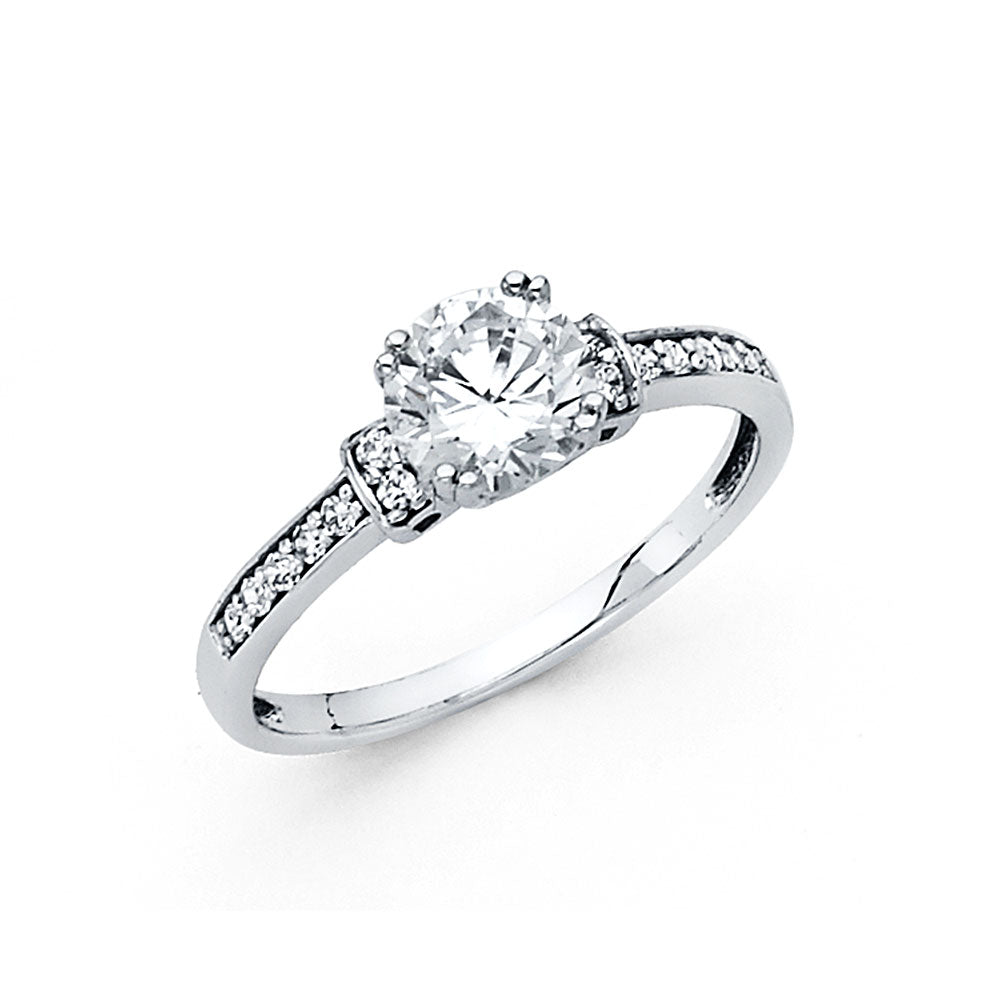 14KW CZ ENG RING