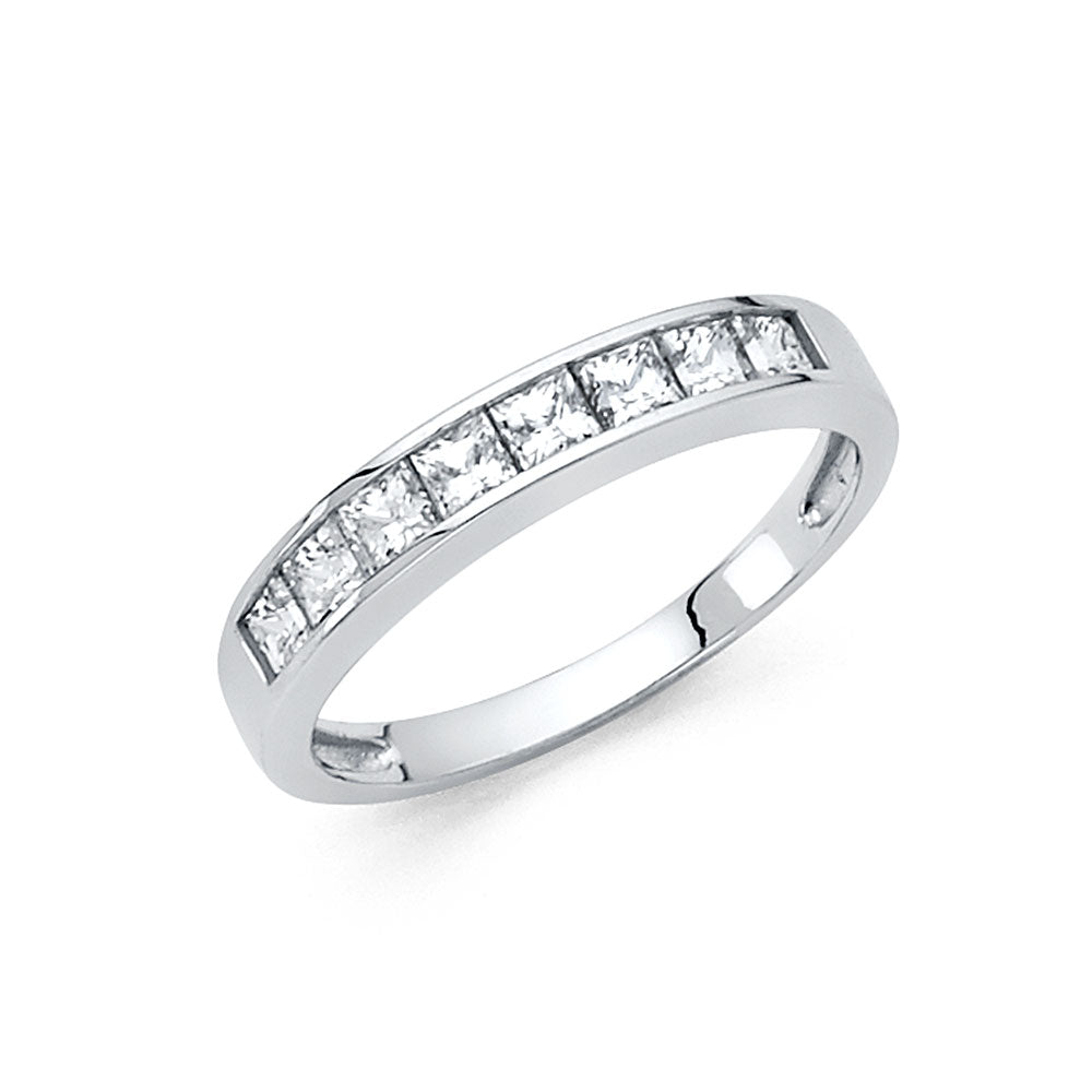 14KW CZ WEDDING BAND