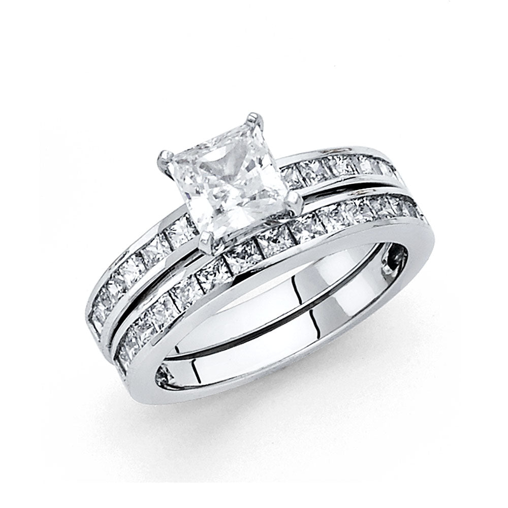 14KW CZ ENG RING