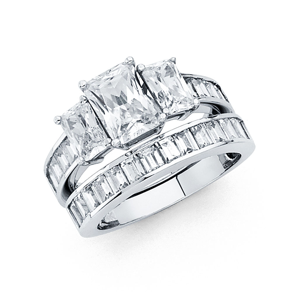 14KW CZ ENG RING