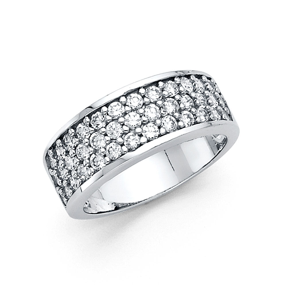 14KW CZ WEDDING BAND