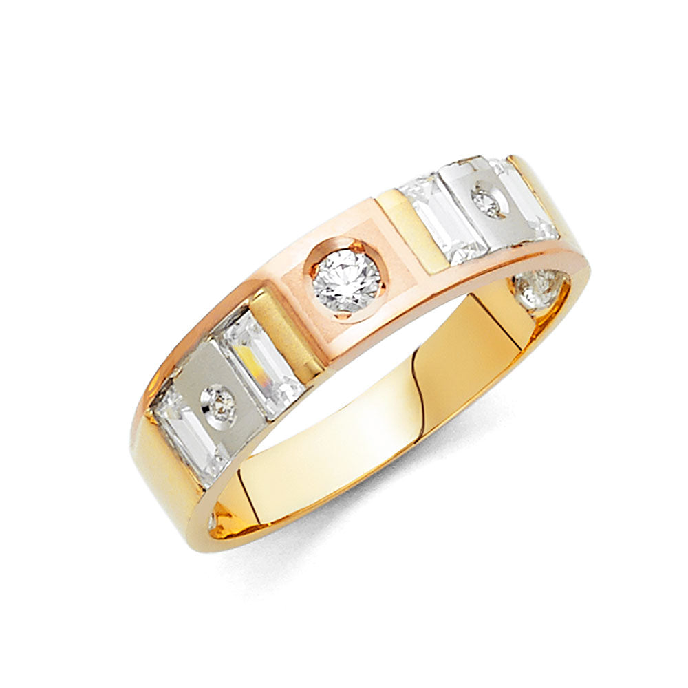 14K MENS WED BAND