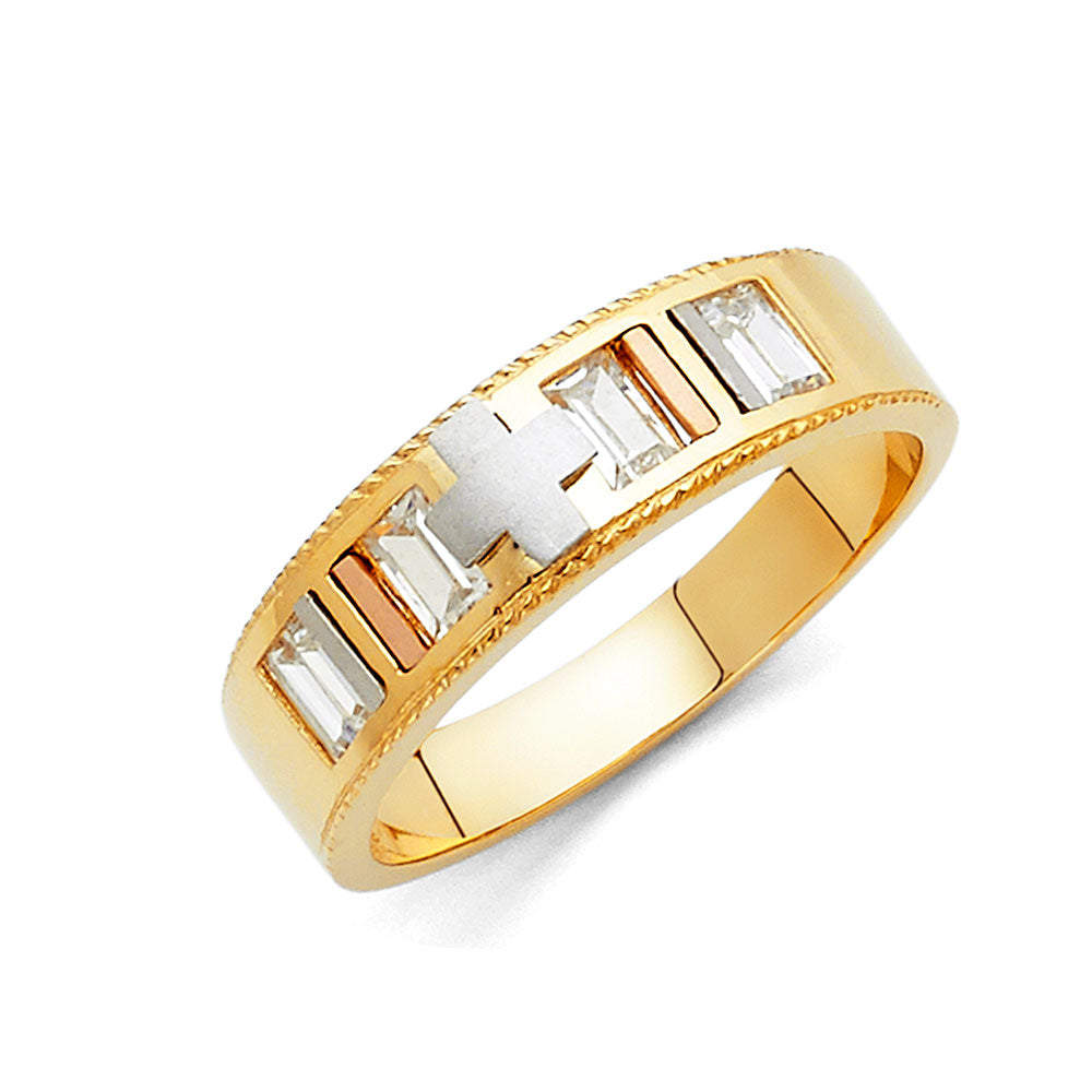 14K MENS WED BAND