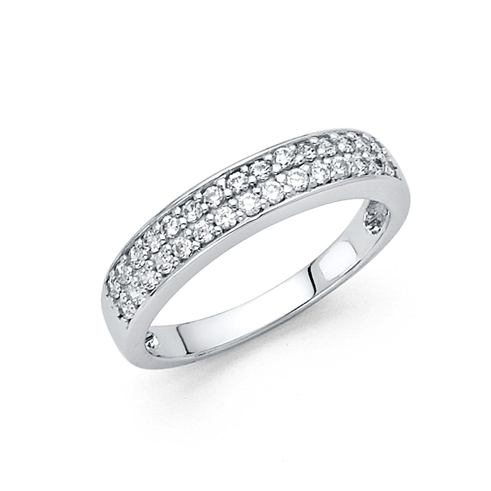 14KW CZ WEDDING BAND