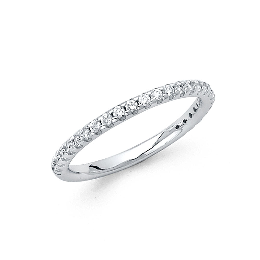 14KW CZ WEDDING BAND