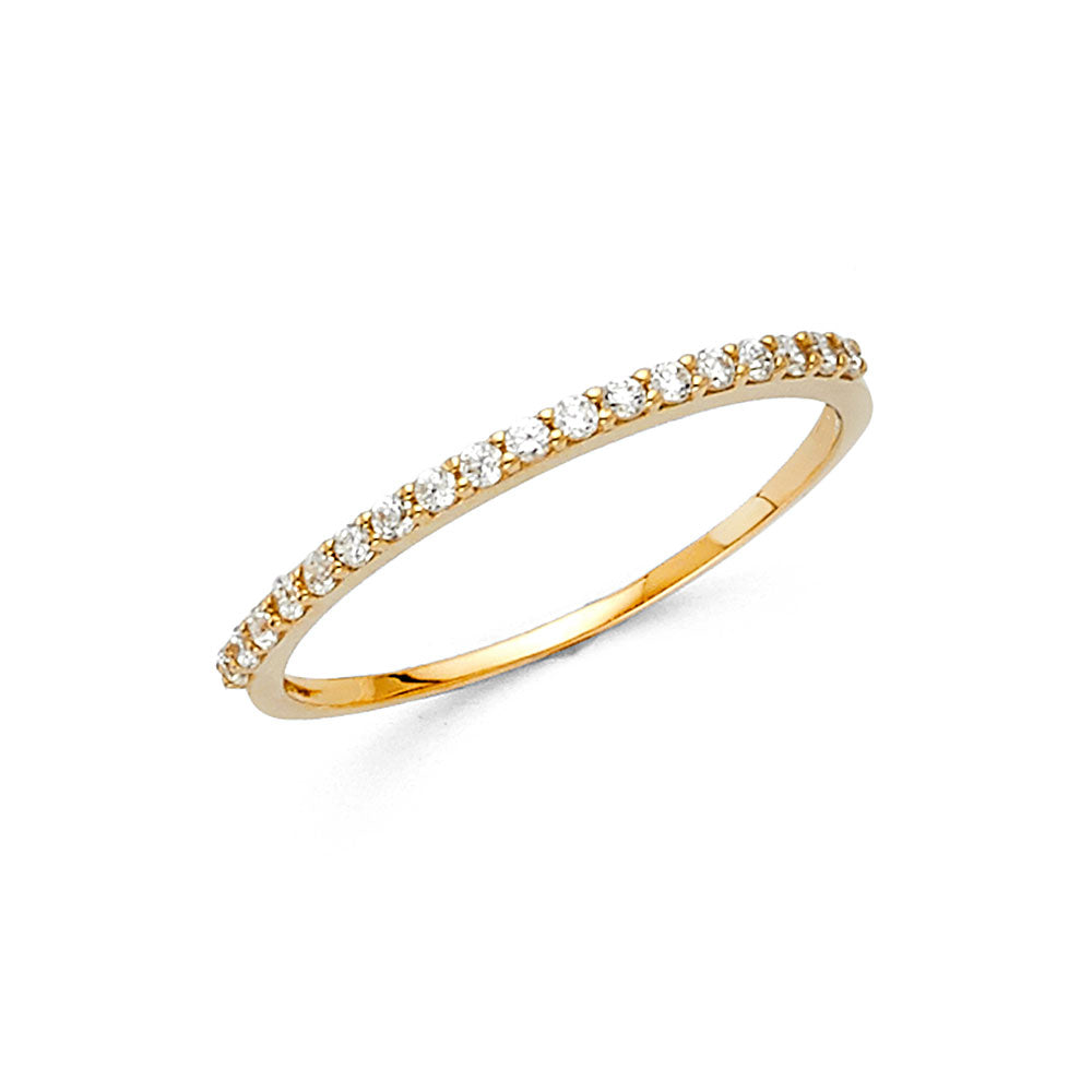 14KY CZ ANNIVERSARY BAND