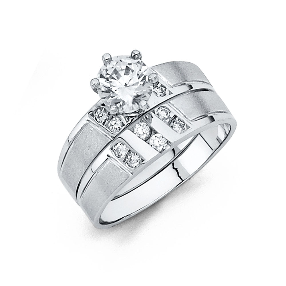 14KW CZ ENG RING